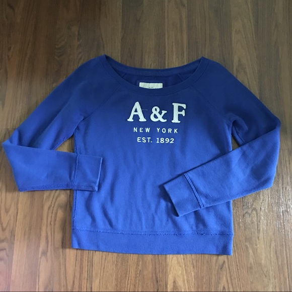 Abercrombie & Fitch blue size s sweatshirt - Picture 2 of 6